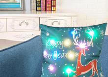 Load image into Gallery viewer, LED Christmas Throw Pillow Covers – Festive and Illuminated Decorative Pillowcases for Holiday Home Décor