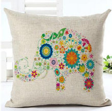 Load image into Gallery viewer, Elephant Series Throw Pillow Covers – Charming and Vibrant Decorative Pillow Covers for Home Décor