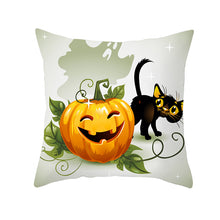 Load image into Gallery viewer, Spooky Halloween Pillowcase – Festive Decorative Pillow Cover for Halloween Décor