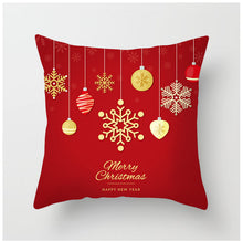Load image into Gallery viewer, Festive Christmas Pillow Covers – Holiday Decorative Throw Pillow Cases