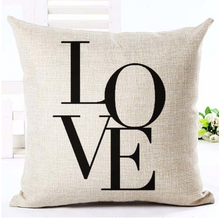 Load image into Gallery viewer, Elegant Black and White Throw Pillowcase – Modern Decorative Pillow Cover for Stylish Home Décor