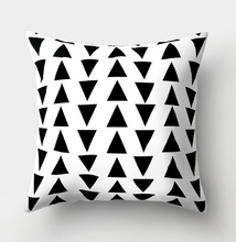 Load image into Gallery viewer, Simple Black And White Throw Pillow Cover