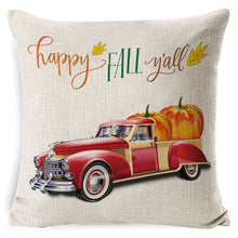 Load image into Gallery viewer, Thanksgiving pumpkin sofa pillow