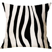 Load image into Gallery viewer, Classic Geometric Letter Pillowcase – Stylish and Modern Decorative Pillow Cover for Home Décor