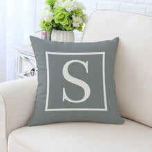 Load image into Gallery viewer, Alphabet Single-Sided Printed Pillowcase – Stylish and Fun Decorative Pillow Cover for Home Décor