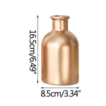 Load image into Gallery viewer, Elegant Golden Glass Vase – Stylish and Modern Decorative Vase for Home and Events