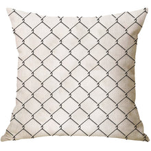 Load image into Gallery viewer, Classic Geometric Letter Pillowcase – Stylish and Modern Decorative Pillow Cover for Home Décor