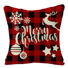Load image into Gallery viewer, Christmas Printed Throw Pillow Car Sofa Cushion Cover Linen