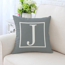 Load image into Gallery viewer, Alphabet Single-Sided Printed Pillowcase – Stylish and Fun Decorative Pillow Cover for Home Décor