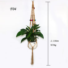 Load image into Gallery viewer, Elegant Net Hanging Plant Basket – Stylish and Durable Hanging Planter for Indoor and Outdoor Use