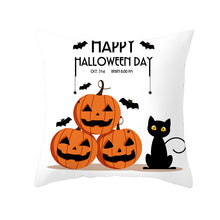 Load image into Gallery viewer, Spooky Halloween Pillowcase – Festive Decorative Pillow Cover for Halloween Décor