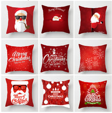 Load image into Gallery viewer, Festive Christmas Pillow Covers – Holiday Decorative Throw Pillow Cases