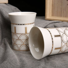 Load image into Gallery viewer, Elegant Ceramic Five-Piece Bathroom Toilet Set – Complete Bathroom Accessory Collection