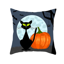 Load image into Gallery viewer, Spooky Halloween Pillowcase – Festive Decorative Pillow Cover for Halloween Décor