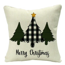 Load image into Gallery viewer, Christmas Printed Throw Pillow Car Sofa Cushion Cover Linen