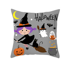 Load image into Gallery viewer, Spooky Halloween Pillowcase – Festive Decorative Pillow Cover for Halloween Décor