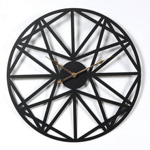 Load image into Gallery viewer, Elegant Iron Bar Wall Clock – Modern Industrial Design for Home and Office Décor