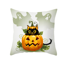 Load image into Gallery viewer, Spooky Halloween Pillowcase – Festive Decorative Pillow Cover for Halloween Décor