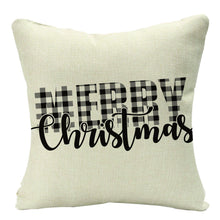 Load image into Gallery viewer, Christmas Printed Throw Pillow Car Sofa Cushion Cover Linen
