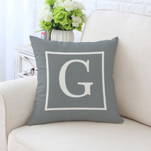 Load image into Gallery viewer, Alphabet Single-Sided Printed Pillowcase – Stylish and Fun Decorative Pillow Cover for Home Décor