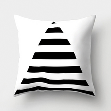 Load image into Gallery viewer, Simple Black And White Throw Pillow Cover