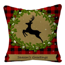 Load image into Gallery viewer, Christmas Printed Throw Pillow Car Sofa Cushion Cover Linen