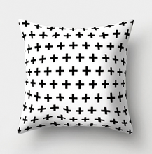 Load image into Gallery viewer, Simple Black And White Throw Pillow Cover