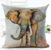 Load image into Gallery viewer, Elephant Series Throw Pillow Covers – Charming and Vibrant Decorative Pillow Covers for Home Décor