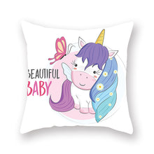 Load image into Gallery viewer, Unicorn Cushion Pillow Cover