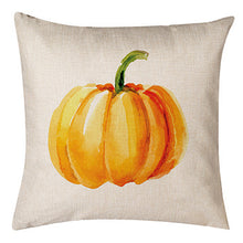 Load image into Gallery viewer, Thanksgiving Themed Pumpkin Pillow Cushion