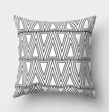 Load image into Gallery viewer, Simple Black And White Throw Pillow Cover