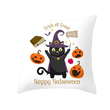 Load image into Gallery viewer, Spooky Halloween Pillowcase – Festive Decorative Pillow Cover for Halloween Décor