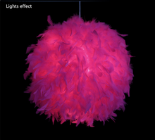 Load image into Gallery viewer, Round Feather Chandelier