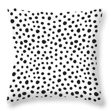 Load image into Gallery viewer, Simple Black and White Peach Skin Pillowcase