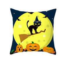 Load image into Gallery viewer, Spooky Halloween Pillowcase – Festive Decorative Pillow Cover for Halloween Décor