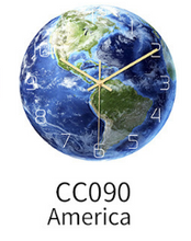 Load image into Gallery viewer, Luminous Earth Wall Clock – Glow-in-the-Dark Decorative Clock for Modern Home Décor