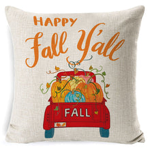 Load image into Gallery viewer, Thanksgiving pumpkin sofa pillow