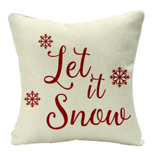 Load image into Gallery viewer, Christmas Printed Throw Pillow Car Sofa Cushion Cover Linen
