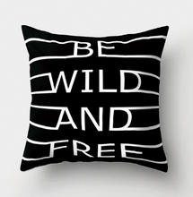 Load image into Gallery viewer, Simple Black And White Throw Pillow Cover