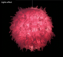 Load image into Gallery viewer, Round Feather Chandelier