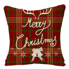 Load image into Gallery viewer, Christmas Printed Throw Pillow Car Sofa Cushion Cover Linen