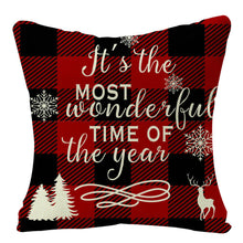 Load image into Gallery viewer, Christmas Printed Throw Pillow Car Sofa Cushion Cover Linen