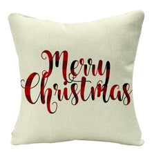 Load image into Gallery viewer, Christmas Printed Throw Pillow Car Sofa Cushion Cover Linen