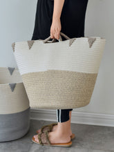 Load image into Gallery viewer, Handcrafted Cotton Thread Storage Basket – Stylish and Versatile Organizer for Home and Office