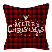Load image into Gallery viewer, Christmas Printed Throw Pillow Car Sofa Cushion Cover Linen