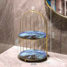 Load image into Gallery viewer, Luxury Desktop Cosmetic Shelf – Elegant and Organized Makeup Storage Solution