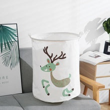 Load image into Gallery viewer, Dinosaur Fox Deer Storage Bucket – Fun and Functional Organizer for Kids' Rooms