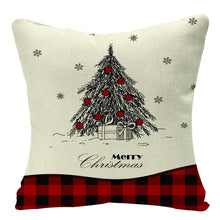 Load image into Gallery viewer, Christmas Printed Throw Pillow Car Sofa Cushion Cover Linen
