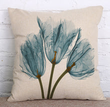 Load image into Gallery viewer, Linen Floral Pillowcase – Soft Waist Pillow for Elegant Home Furnishing