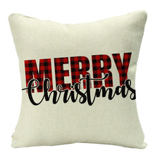 Load image into Gallery viewer, Christmas Printed Throw Pillow Car Sofa Cushion Cover Linen